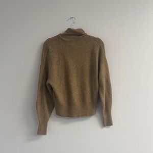 H&M Tan Knit Turtleneck Sweater